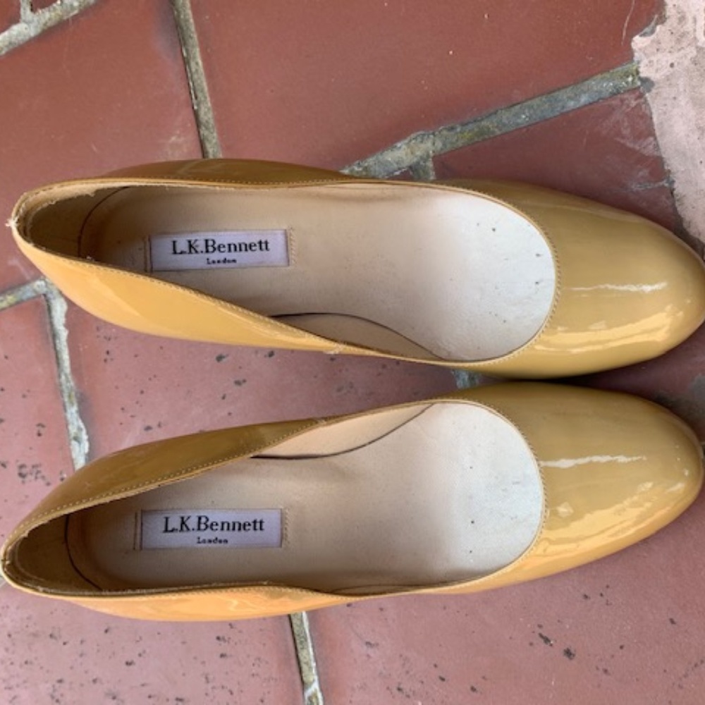 L.K. Bennett Nude Pumps - STILA TRENCH PATENT HEEL